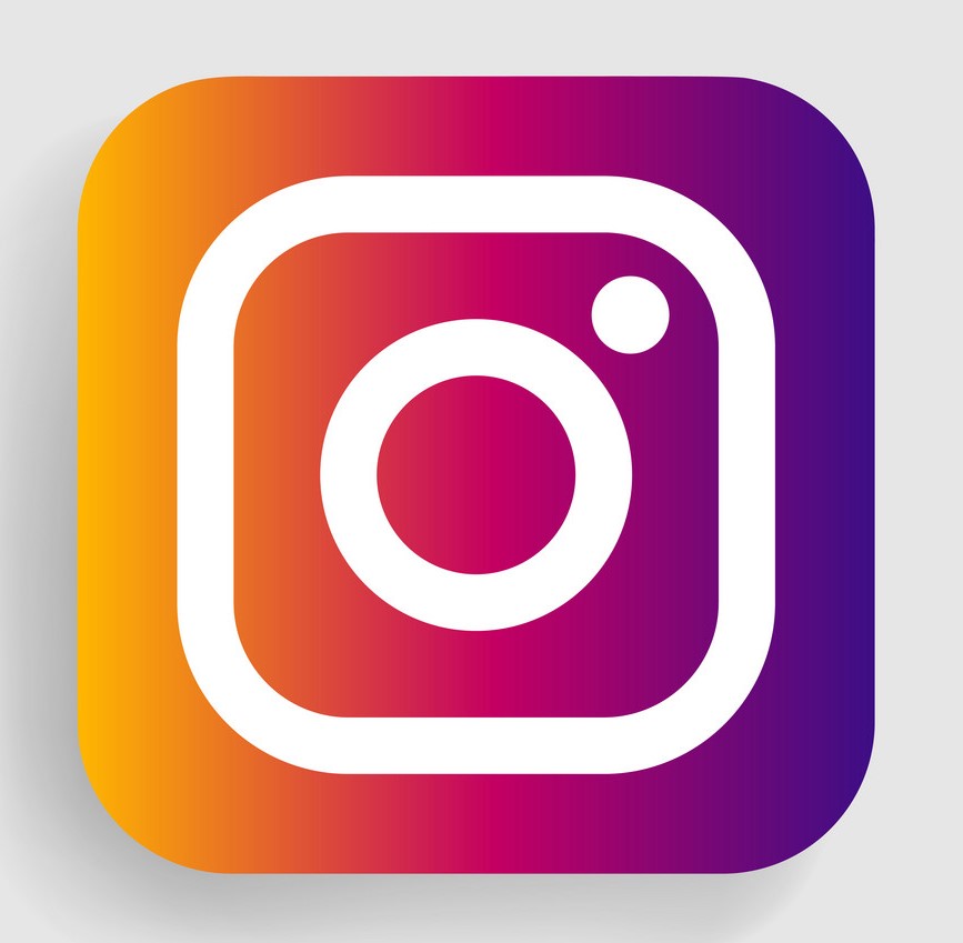 VORONEZH, RUSSIA - JANUARY 11, 2020: Instagram logo square icon with shadow
